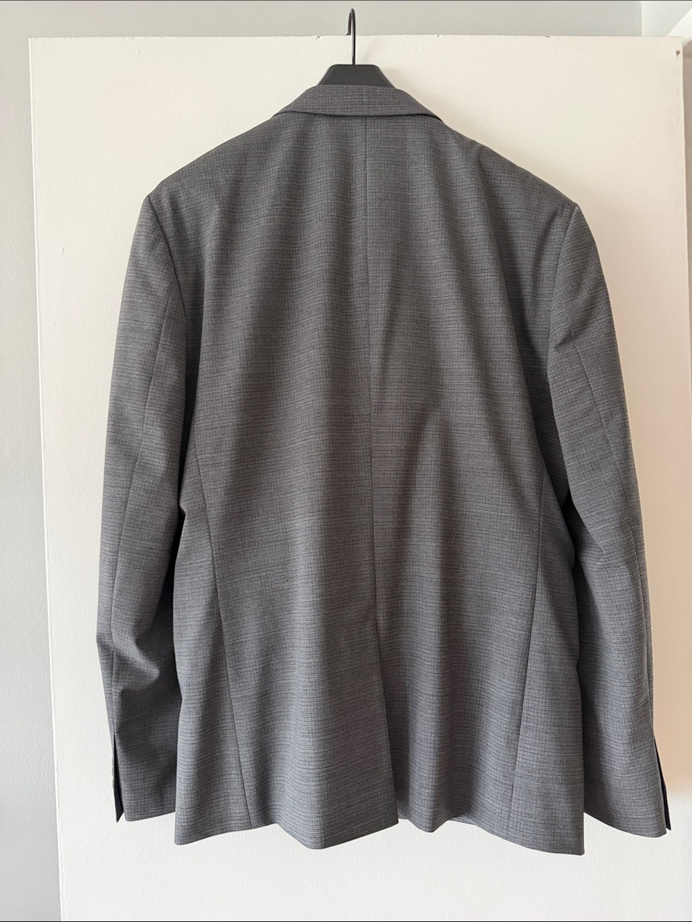 Express Men's Gray Slim Fit Wool Blend Stretch Suit 2-Piece Set 42R / 34x30 - Picture 8 of 16